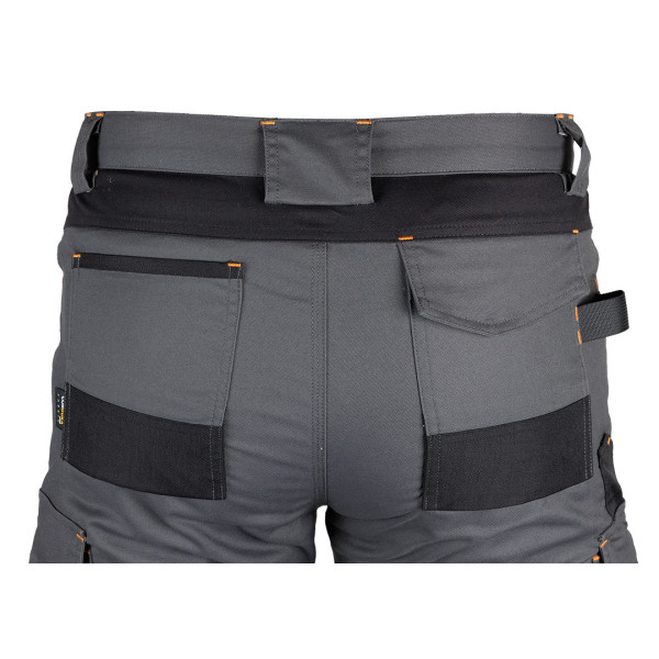 Робочі штани NEO TOOLS 81-350-2 Mix&Match Canvas, посилення Cordura, сіро-чорні M