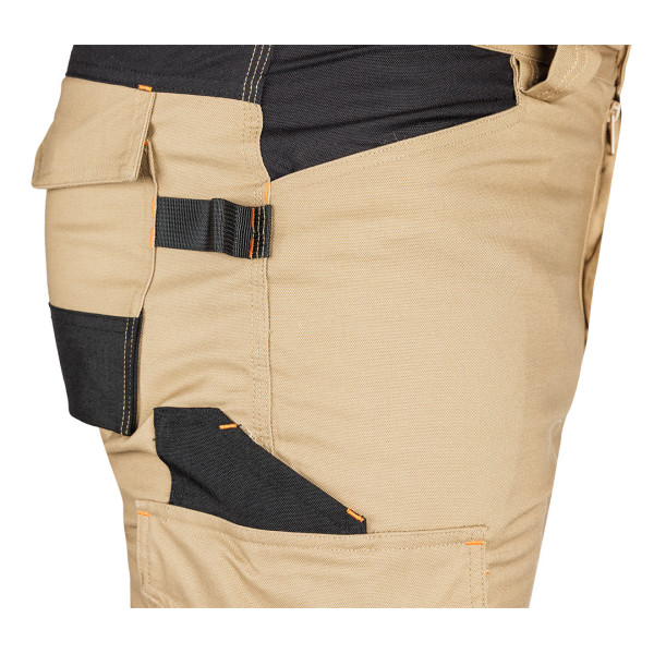 Робочі штани NEO TOOLS 81-350-3 Mix&Match Canvas Cordura, бежеві/чорні, посилені S