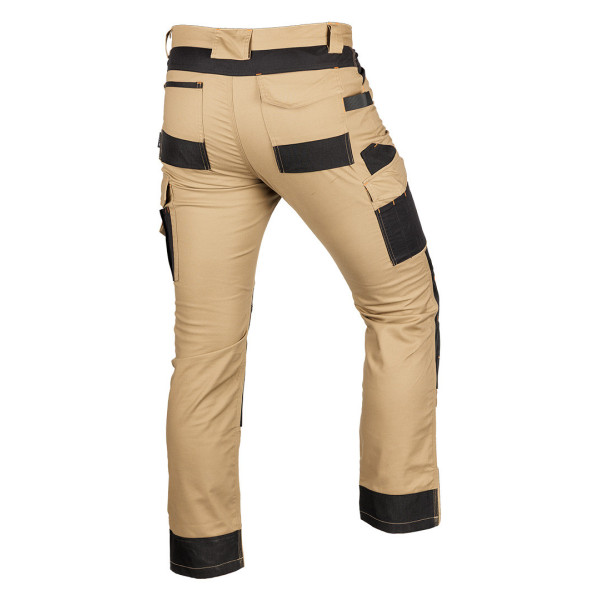 Робочі штани NEO TOOLS 81-350-3 Mix&Match Canvas Cordura, бежеві/чорні, посилені XXXL