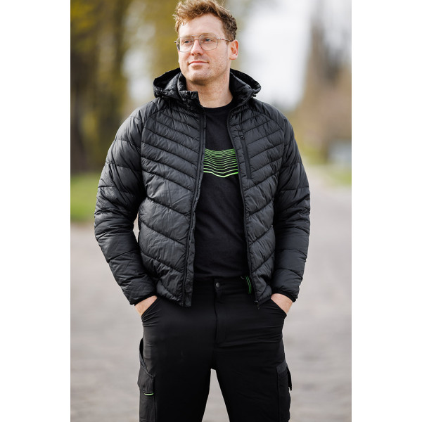 Куртка пухова NEO TOOLS 81-576-1 Mix&Match, стьобана, чорна L