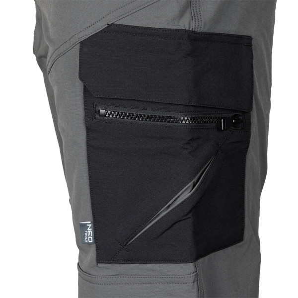 Штани робочі NEO TOOLS 81-296-1 Mix&Match, еластичні з посиленням Cordura та кишенями L