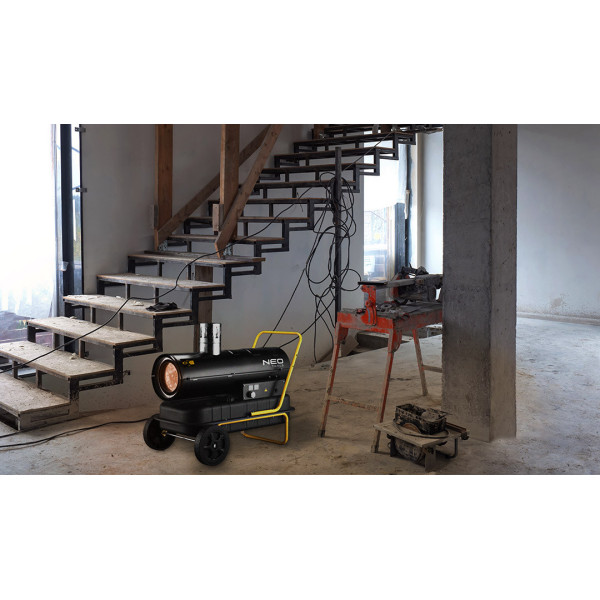 Масляний обігрівач з витяжкою NEO TOOLS 90-086, 20 кВт, бак 38 л, 600 м?/год
