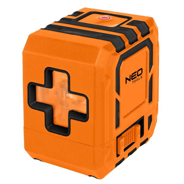 Лазерний хрест NEO TOOLS 75-143, 30 м, зелений промінь, з кейсом та магнітним держачем