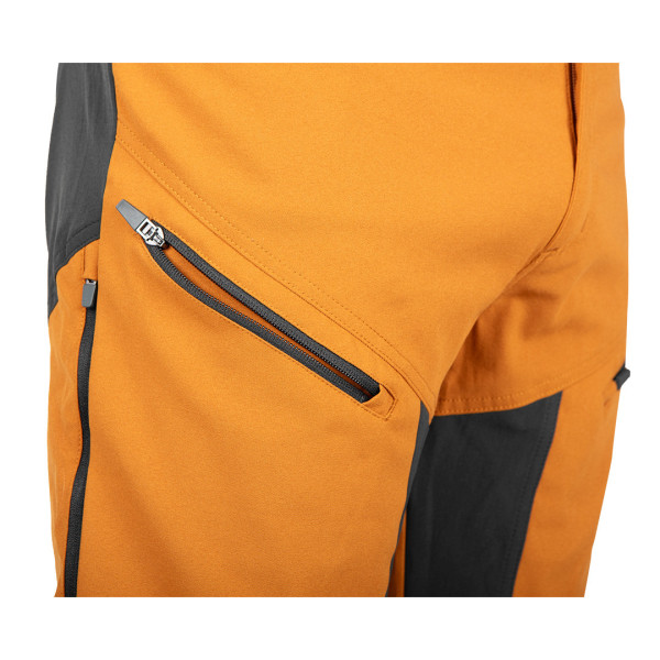Штани робочі NEO Tools 81-292 OUTDOOR, 4-way stretch, гірчично-сірі, поліестер, вентиляція, кишені на блискавці XXXL