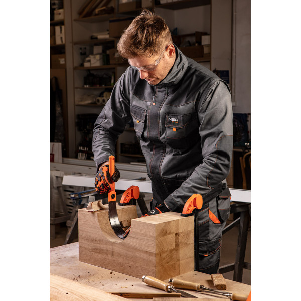 Робоча толстовка NEO TOOLS 81-311 Cotton Slim 2-в-1, 100% бавовна, 260 г/м2, CE M