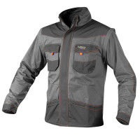 Робоча толстовка NEO TOOLS 81-311 Cotton Slim 2-в-1, 100% бавовна, 260 г/м2, CE XXXL
