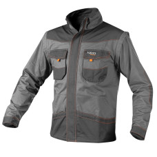 Робоча толстовка NEO TOOLS 81-311 Cotton Slim 2-в-1, 100% бавовна, 260 г/м2, CE XXXL