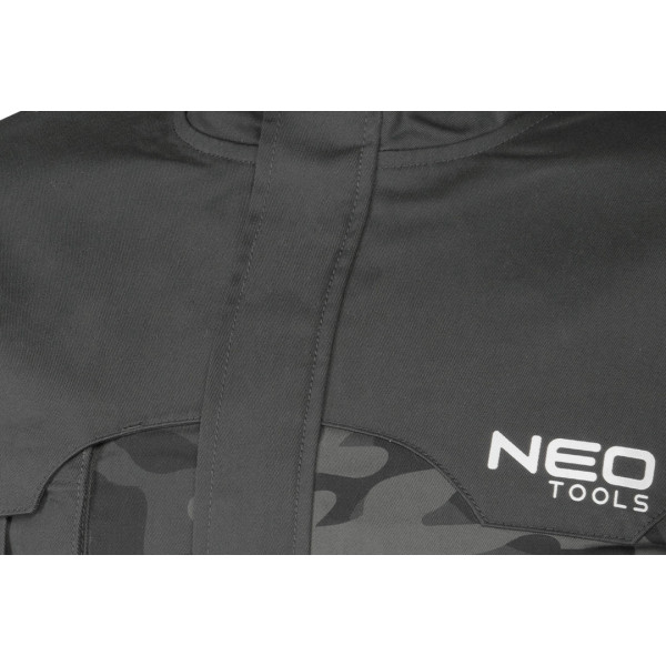 Куртка робоча NEO TOOLS CAMO URBAN 81-212, саржа, регульовані манжети, багатофункціональні кишені M