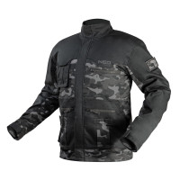 Куртка робоча NEO TOOLS CAMO URBAN 81-212, саржа, регульовані манжети, багатофункціональні кишені L
