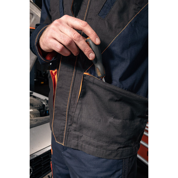 Робоча куртка NEO TOOLS 81-207 Garage, 100% бавовна Ripstop, посилення Oxford, CE M