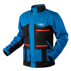 Робоча куртка NEO TOOLS 81-215 HD+, 100% бавовна, 275 г/м2, посилені плечі, CE M