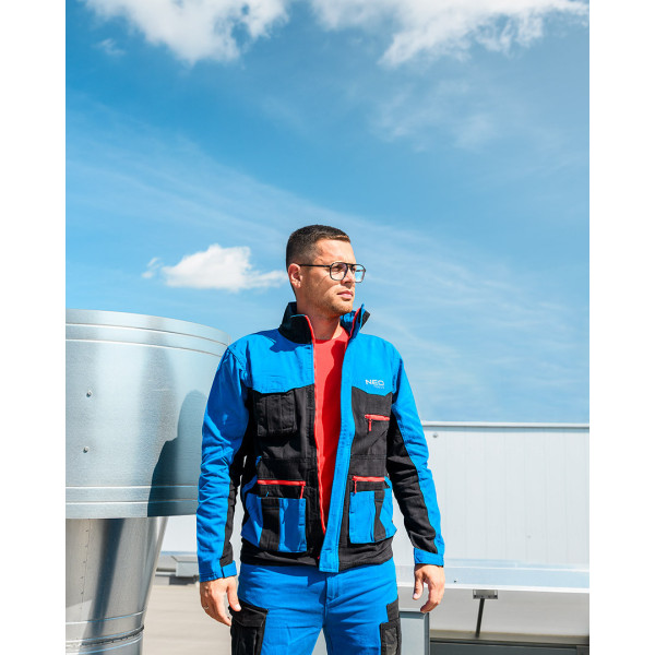 Робоча куртка NEO TOOLS 81-215 HD+, 100% бавовна, 275 г/м2, посилені плечі, CE XL