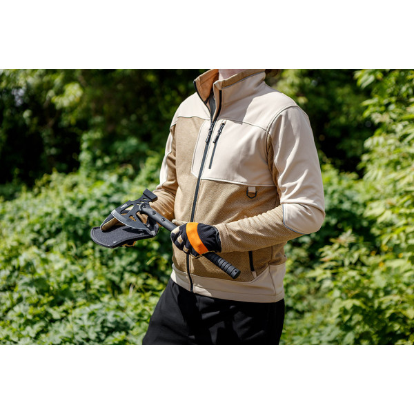 Толстовка NEO TOOLS 81-516 OUTDOOR softshell, бежева, 100% поліестер, 265 г/м2, CE XXXL