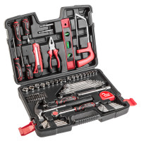Набір інструментів Top Tools 38D535, 100 шт., 1/4" і 3/8", тріскачка, ключі, кейс