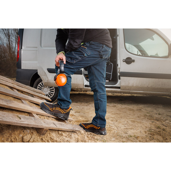 Кросівки робочі NEO Tools 82-172 жовтогарячі 43