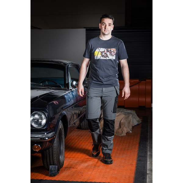 Футболка NEO TOOLS 81-681 сіра M
