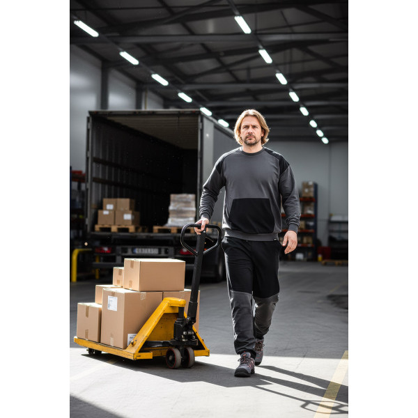 Штани спортивні Neo Tools 81-282 Comfort чорно-сірі S