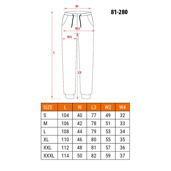 Штани спортивні Neo Tools 81-280 Comfort сірий XXL