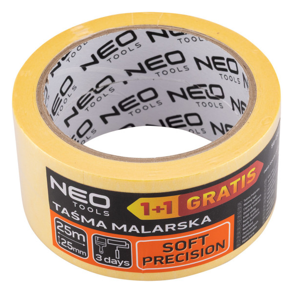 Малярна стрічка Neo Tools 56-062 25 мм x 25 м 2 шт
