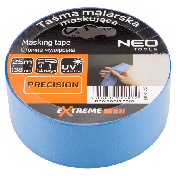 Малярна стрічка Neo Tools 56-070 38 мм х 25 м