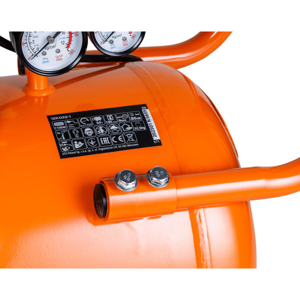 Компресор безмасляний Neo Tools 12K022-1 50 л