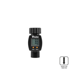 Лічильник витрати води з внутрішньою і зовнішньою різьбою 3/4", BLACK LINE, ECO-3110