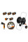 Комплект для поливу: візок, шланг 1/2" 20м, арматура BLACK LINE, ECO-AG26020SET1