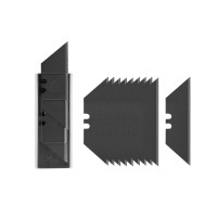 Змінні трапецієподібні леза 19 мм, BLACK, 10 штук, DIY-KN1902BB/10B