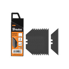 Запасні трапецієподібні леза 19 мм BLACK, коробка, 10 шт., DIY-KN1902BB/10BOX