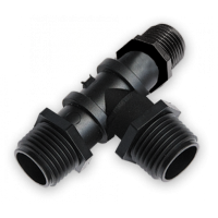 Трійник 3 х різьба зовнішня 3/4", DSA-563434L