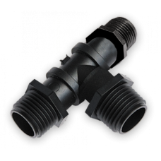 Трійник 3 х різьба зовнішня 1", DSA-561010L